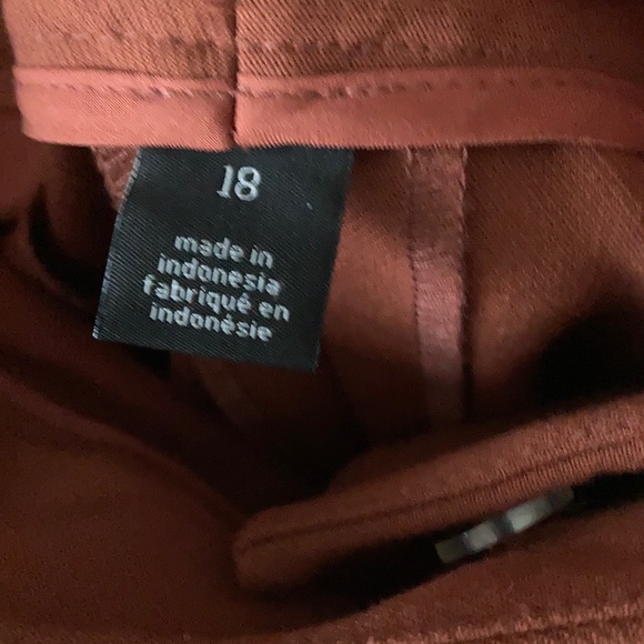 Halogen (Nordstrom) size 18 rust pant - Picture 6 of 11